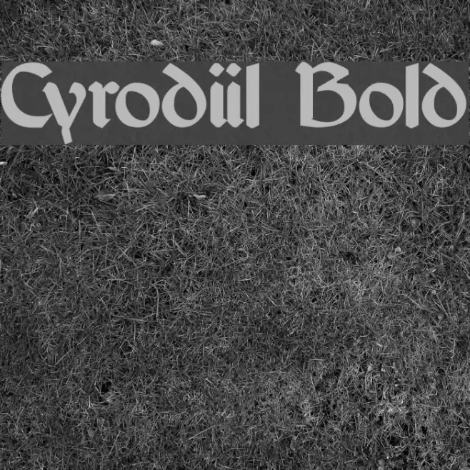 Cyrodiil Bold Font examples