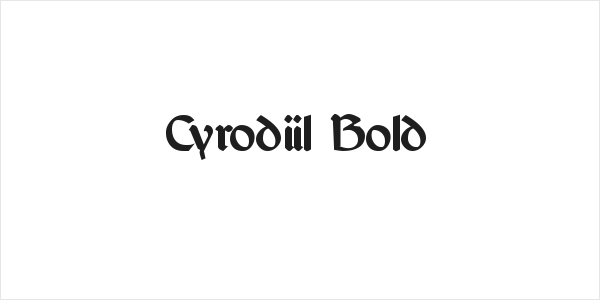 Cyrodiil Bold Logo