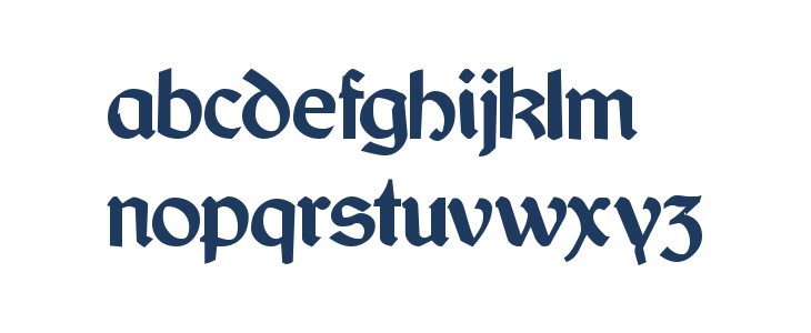 Cyrodiil Bold Lowercase