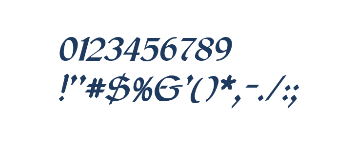 Cyrodiil Italic Other Characters