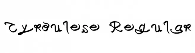 Cyroulese Regular  Frei Schriftart Herunterladen