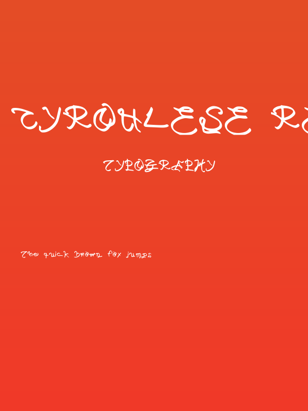 Cyroulese Regular Poster