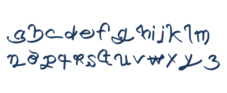 Cyroulese Regular Lowercase