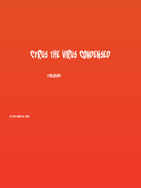 Cyrus the Virus Condensed Poster