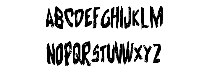 Cyrus the Virus Condensed Font LOWERCASE