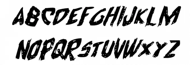Cyrus the Virus Expanded Italic Fonte MAIÚSCULAS
