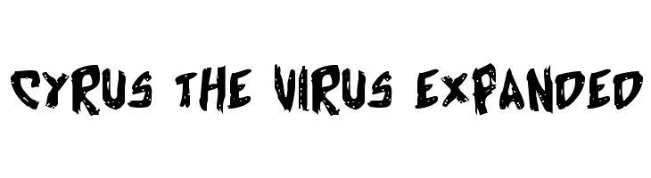 Cyrus the Virus Expanded  les polices de caractères gratuit tlcharger