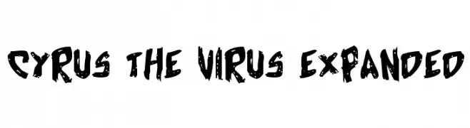 Cyrus the Virus Expanded  les polices de caractères gratuit tlcharger