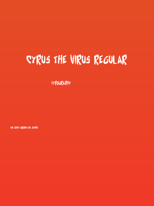 Cyrus the Virus Regular Poster