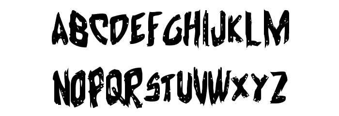 Cyrus the Virus Regular Font LOWERCASE