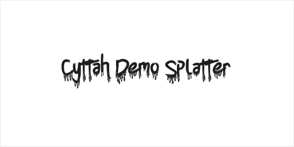 Cyttah Demo Splatter Logo