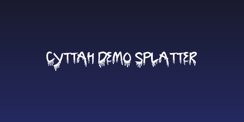 Cyttah Demo Splatter Social Header