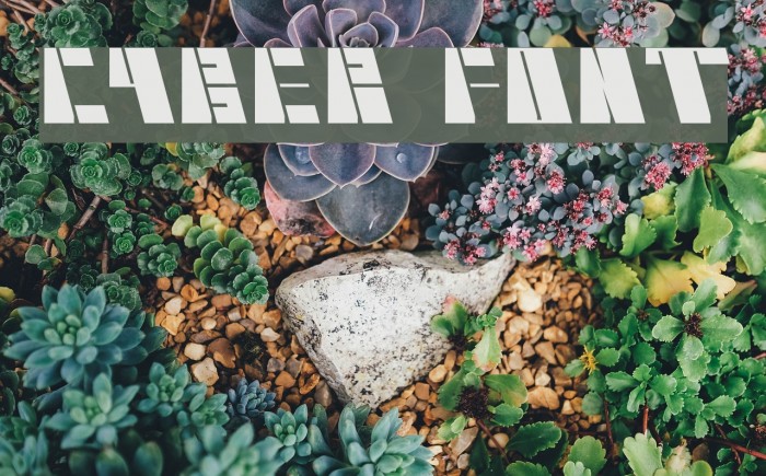 cyber Font examples