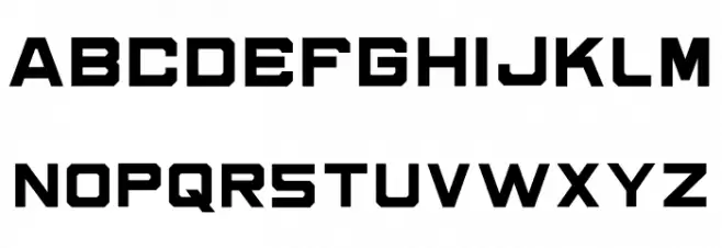 cybero Personal Use 字体 大写