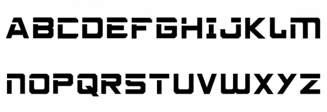 cybero Personal Use Caratteri MINUSCOLO