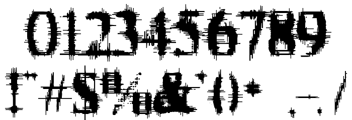 cymptums Font OTHER CHARS