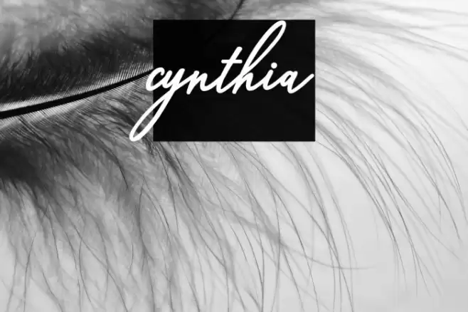 cynthia Font examples