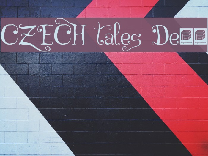 CZECH tales Demo Font examples