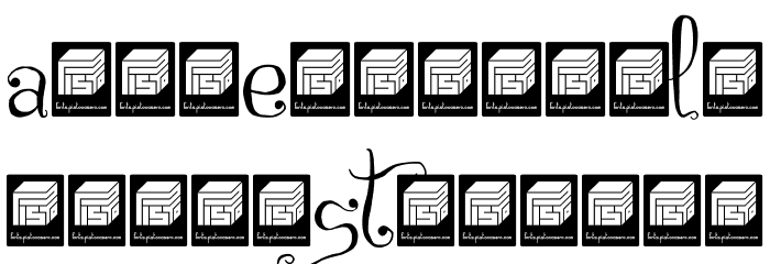 CZECH tales Demo Font LOWERCASE