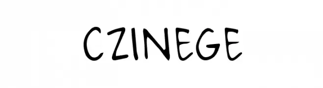 CZINEGE  Frei Schriftart Herunterladen