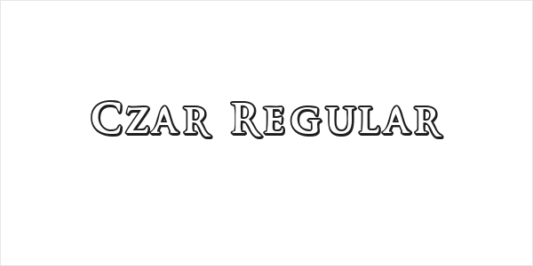 Czar Regular Logo