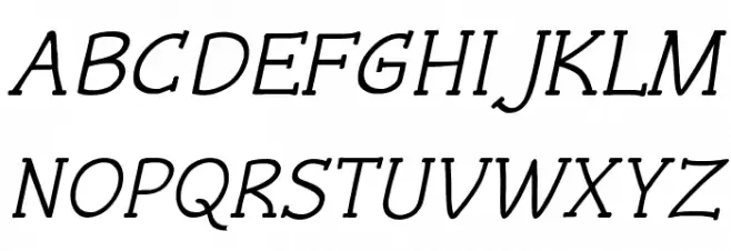 Czaristite Bold Oblique Fonte MAIÚSCULAS