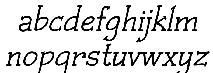 Czaristite Bold Oblique Font LOWERCASE
