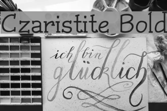 Czaristite Bold Polices examples