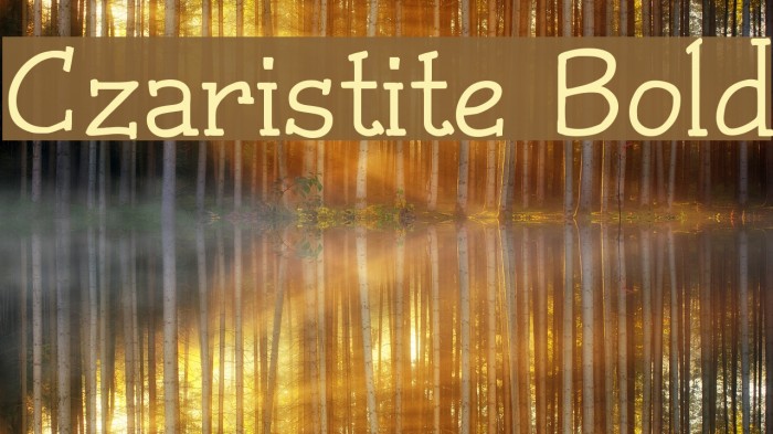 Czaristite Bold Font examples