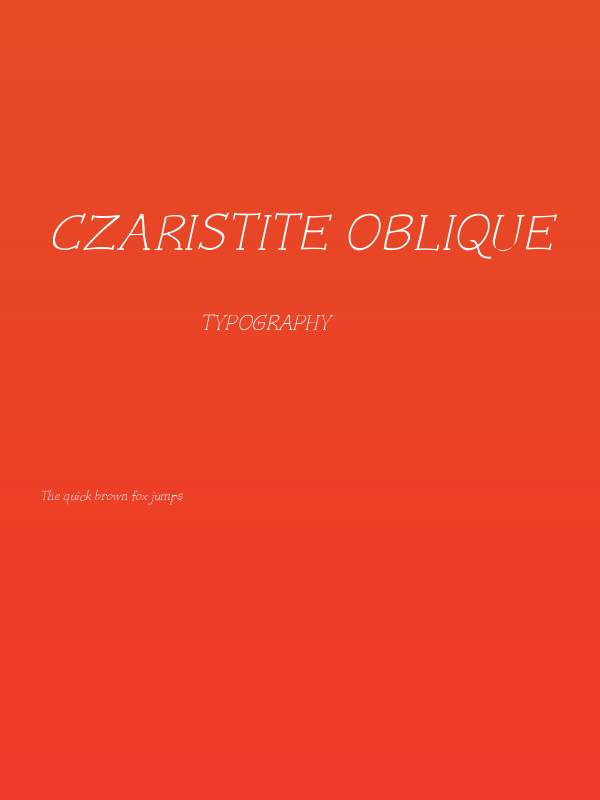 Czaristite Oblique Poster