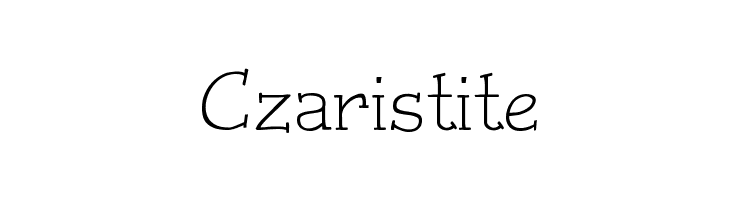 Czaristite Font