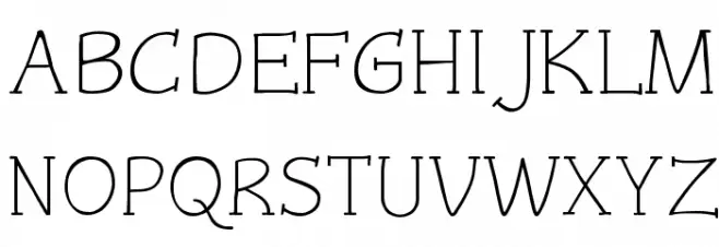 Czaristite フォント 大文字