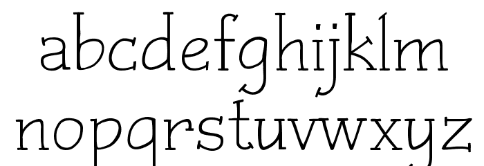 Czaristite Font LOWERCASE