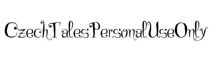 Czech Tales Personal Use Only Font