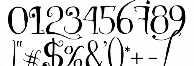 Czech Tales Personal Use Only Font OTHER CHARS