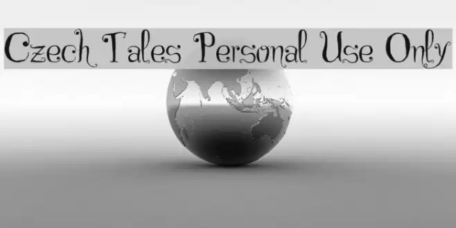 Czech Tales Personal Use Only Font examples