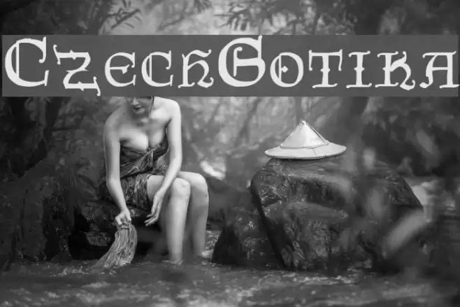 CzechGotika Font examples