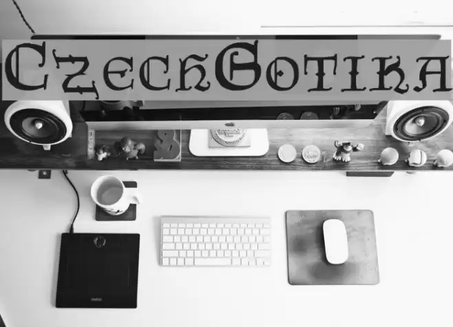 CzechGotika Font examples