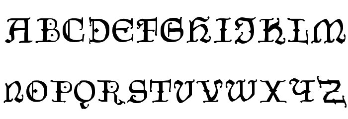 CzechGotika Font LOWERCASE