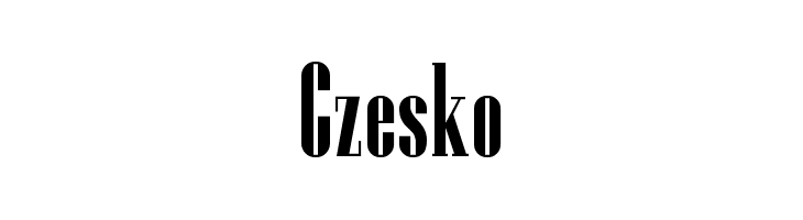 Czesko  les polices de caractères gratuit tlcharger