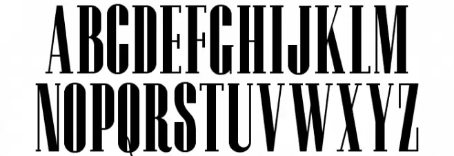 Czesko 字体 大写