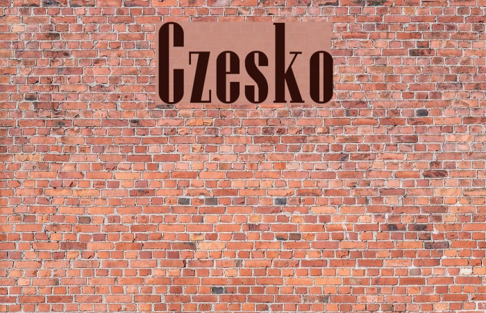 Czesko Font examples