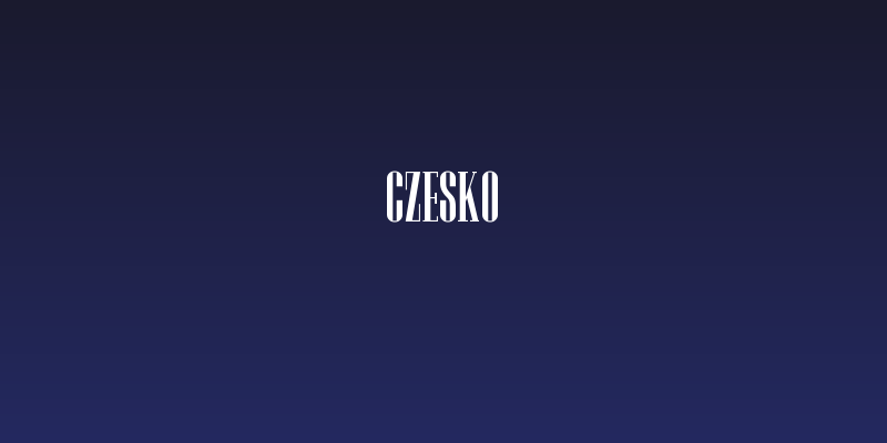 Czesko Social Header