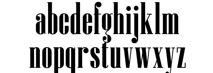 Czesko Font LOWERCASE