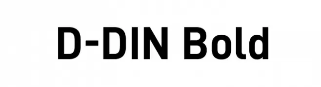 D-DIN Bold  لخطوط تنزيل