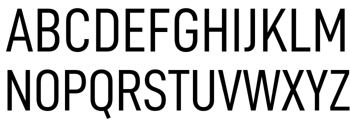 din condensed free font