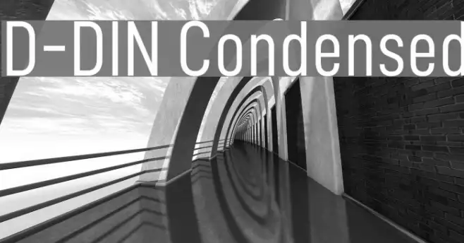 D-DIN Condensed Example 2