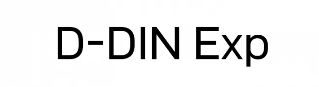D-DIN Exp  Frei Schriftart Herunterladen