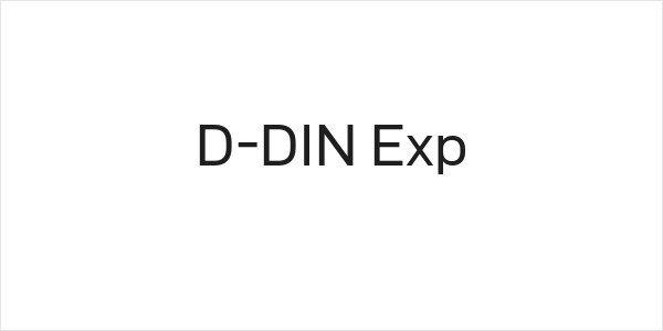 D-DIN Exp Logo