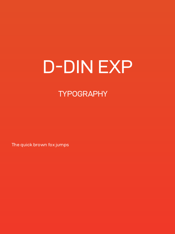 D-DIN Exp Poster